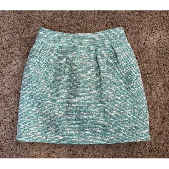 EXPRESS ZARA Sequin Tweed Mini Skirt Bodycon Partywear Stretch Career Sz XS READ - Picture 10 of 14